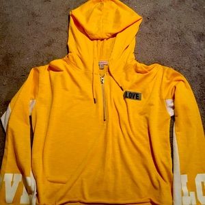 Yellow hoodie